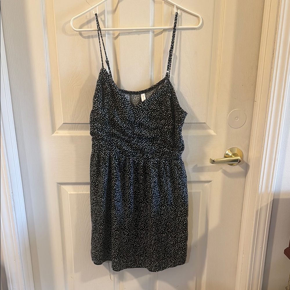 Black and White Spaghetti Strap Dress